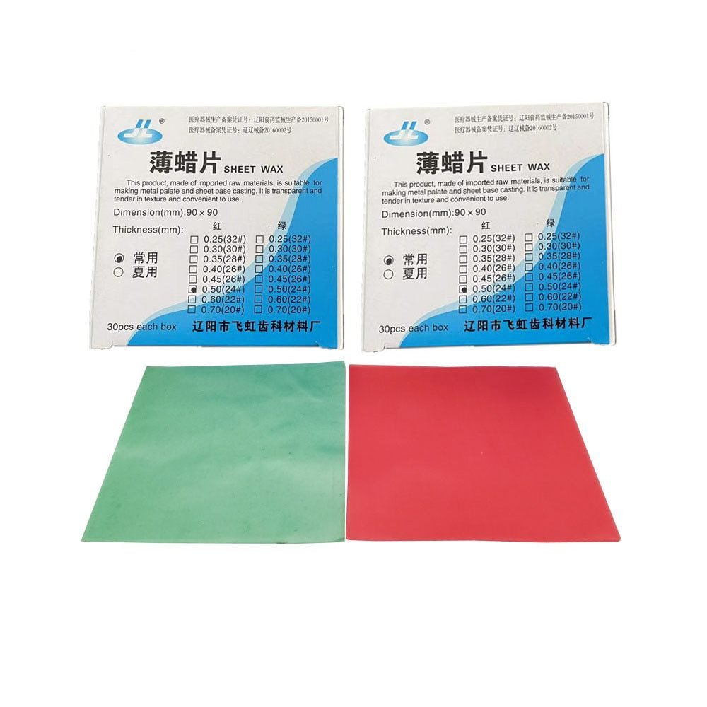 Wax sheet for dental clinic