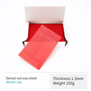 Red/Pink Dental Wax Flakes or Base plate wax