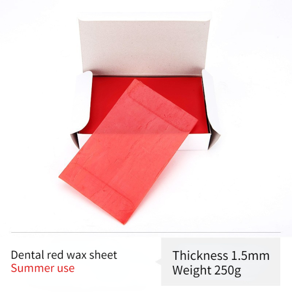 Red/Pink Dental Wax Flakes or Base plate wax